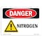 Signmission Safety Sign, OSHA Danger, 10" Height, 14" Width, Nitrogen, Landscape OS-DS-D-1014-L-1458 - alternate 1
